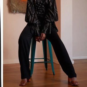 NEW DIARRABLU LEER PALAZZO PNTS SIZE:3XL